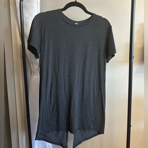 Lululemon Part Ways Tee - Black / White - Size 4 - Picture 2 of 7